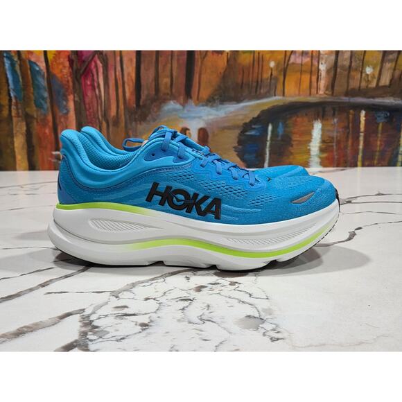 Hoka One M Bondi 9 Size 10.5D Men\'s Skyward Blue 1162011 SLHK Running Shoes main image 4